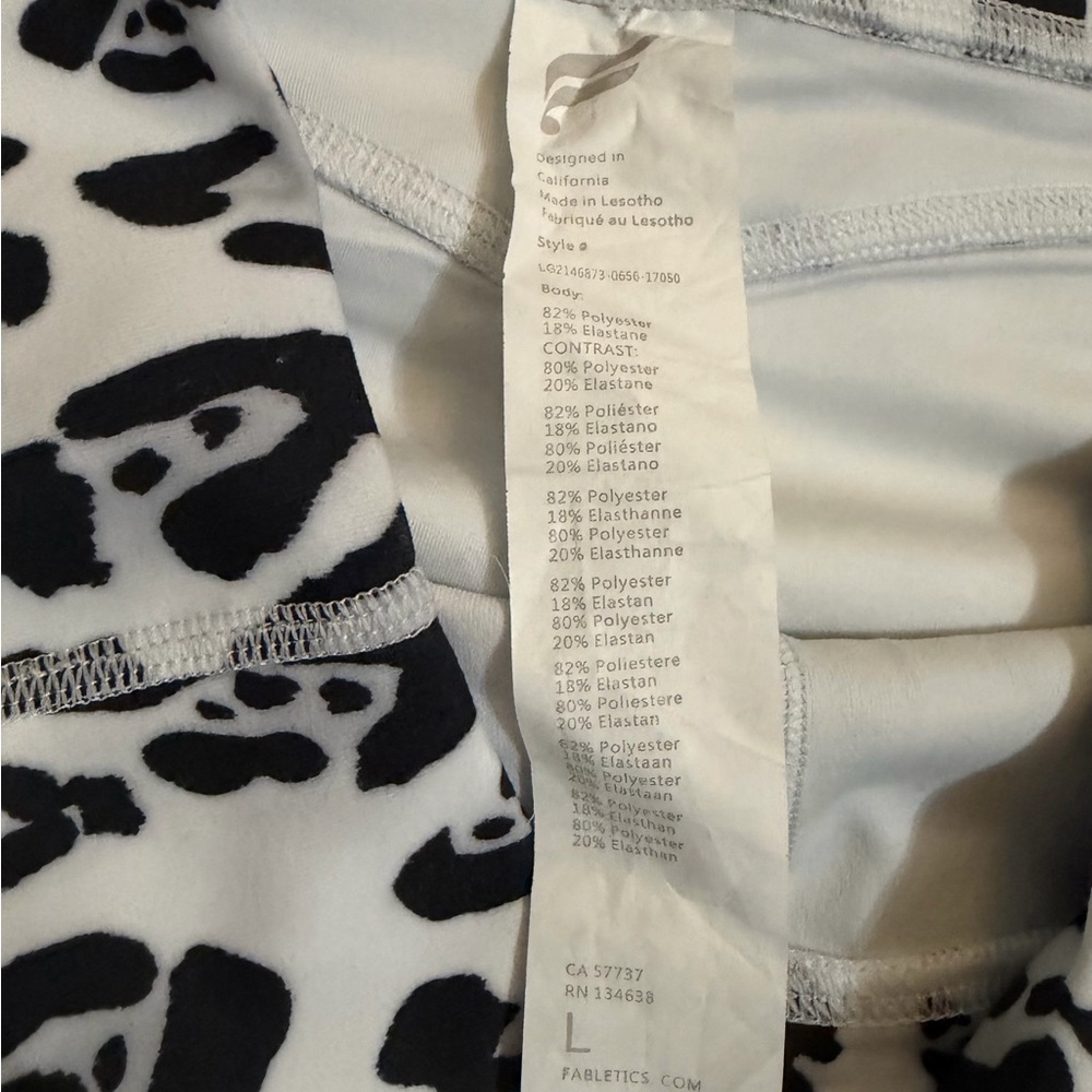 Fabletics PureLuxe Animal Print Leggings - Picture 4 of 4